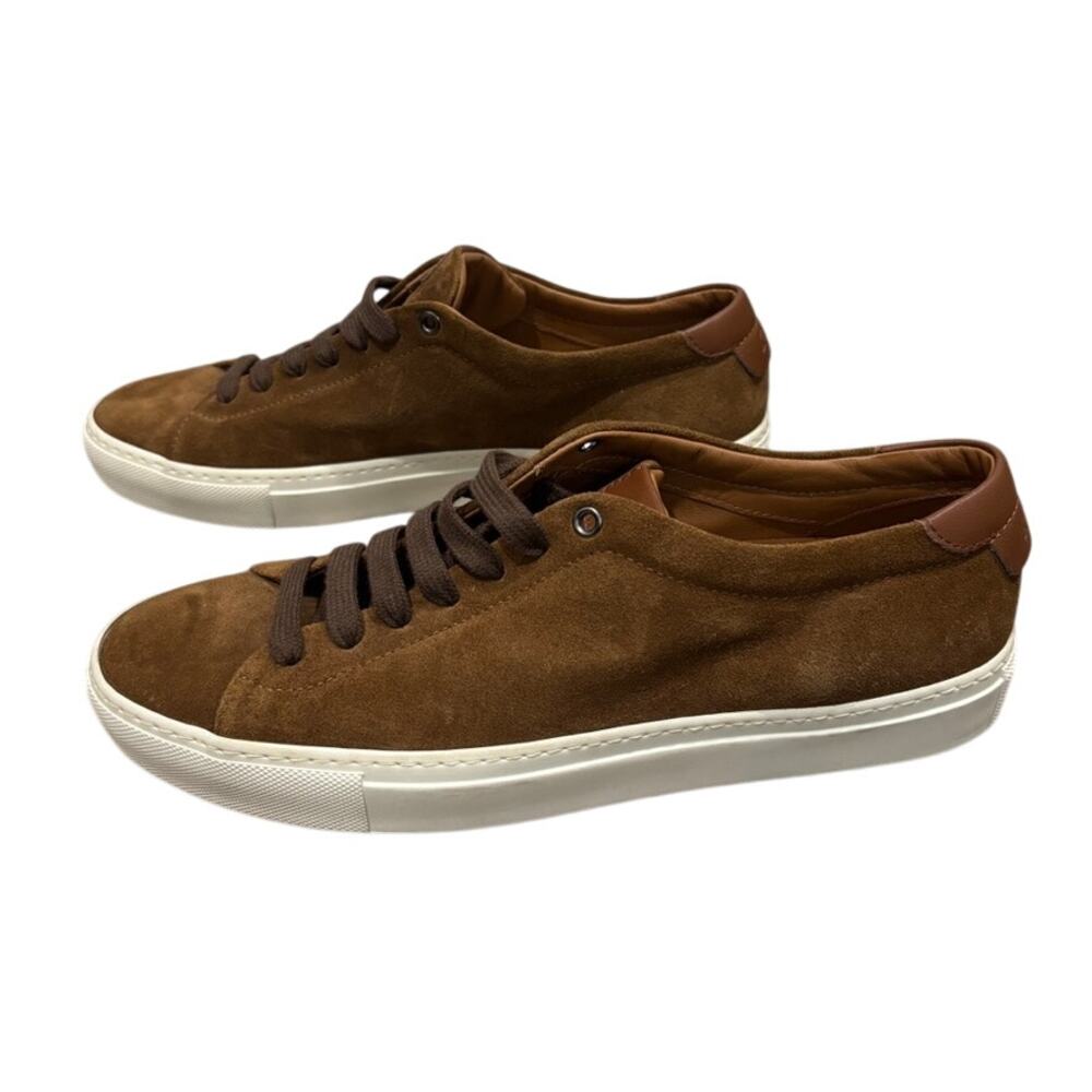 Goodman Edge Lo-Top Sneaker – Brown Italian Suede Men’s 11